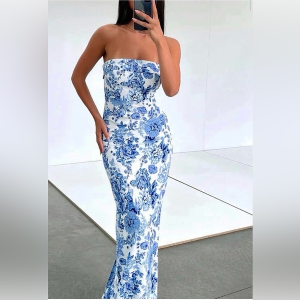 NWT Commense floral maxi Large